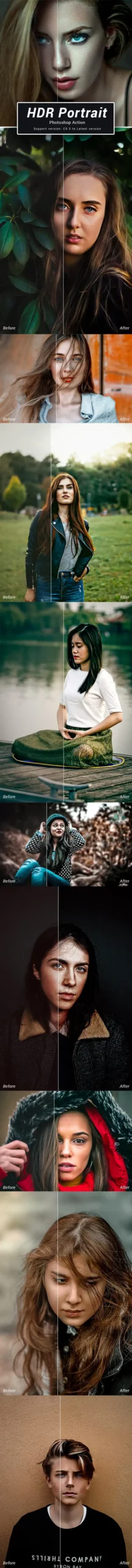Adobe Photoshop Oil Actions and Presets Bundle - 4 Items 5 hdr photoshop action 35174