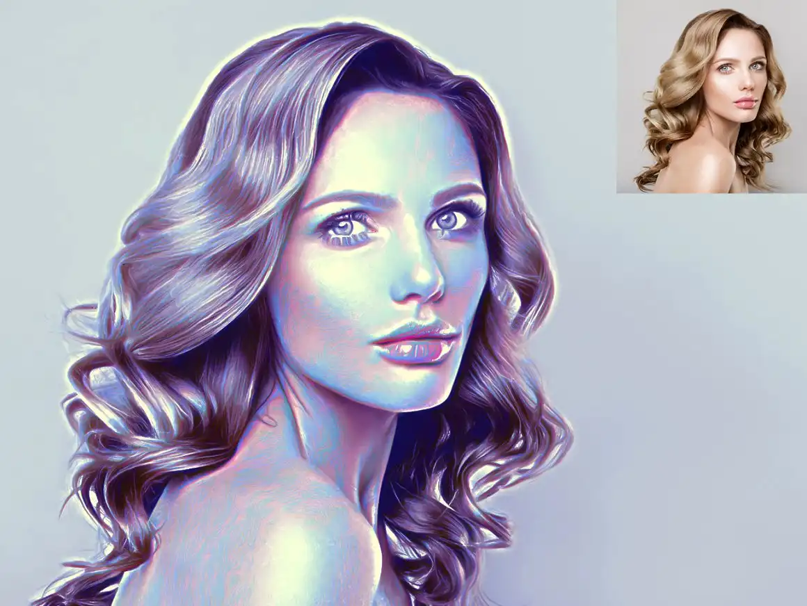 Hologram Photo Effect PS Action 10 hologram photo effect ps action (2) 40540