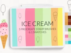 ice cream stamps swathes procreate graphics 26270918 1 1 580x387 35490