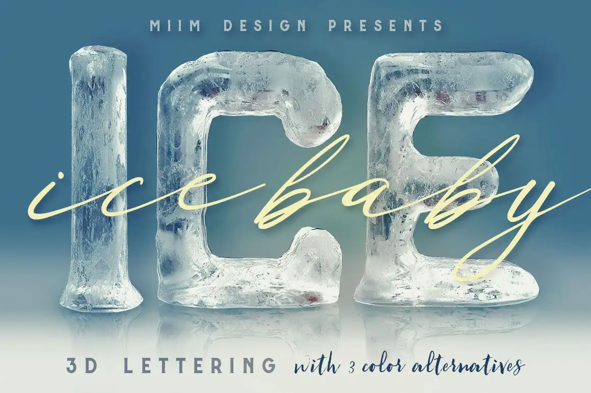 Ice Ice Baby - 3D Lettering