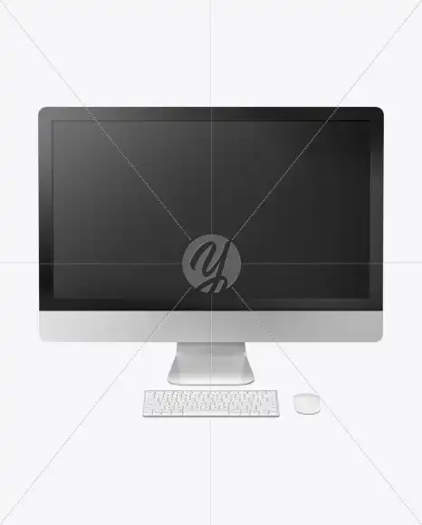 iMac with Keyboard and Mouse - Mockup 10 imac with keyboard and mouse mockup1 30342