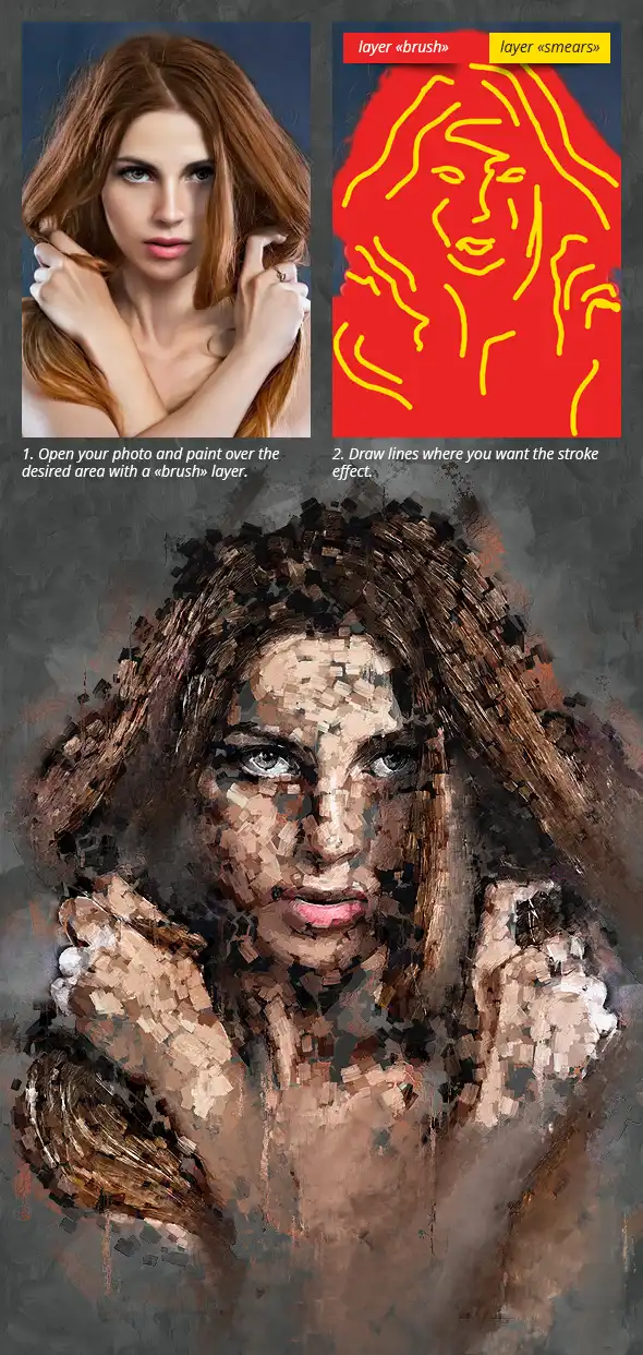 Impasto Photoshop Action