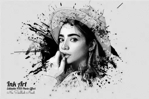 Ink Art Photoshop Photo Effect 16 ink art photoshop photo effect (14) 38280