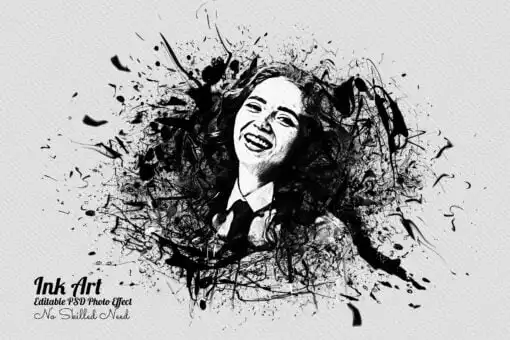 Ink Art Photoshop Photo Effect 12 ink art photoshop photo effect (4) 38800