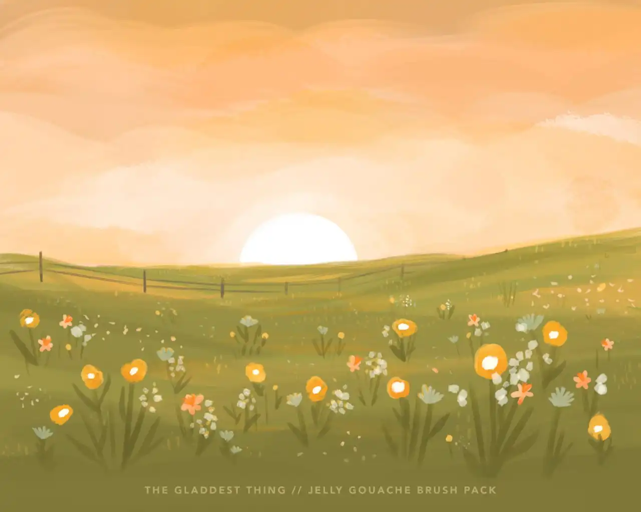 Jelly Gouache Brush Pack for Procreate 7 jelly gouache brush pack for procreate (3) 38735