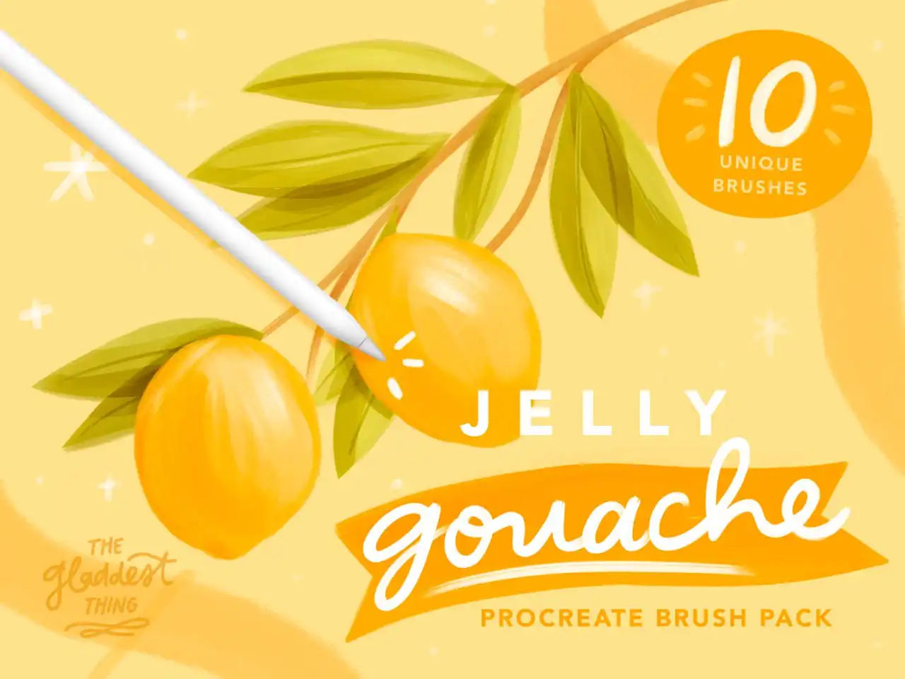 Jelly Gouache Brush Pack for Procreate
