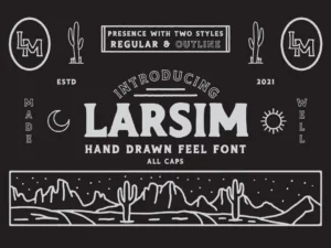 larsim font + extra 44705