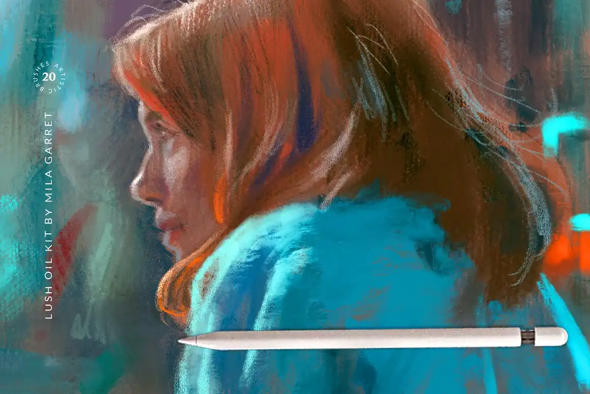 Lush Oils Procreate Painting Brushes 4 lush oils procreate painting brushes (11) 40578