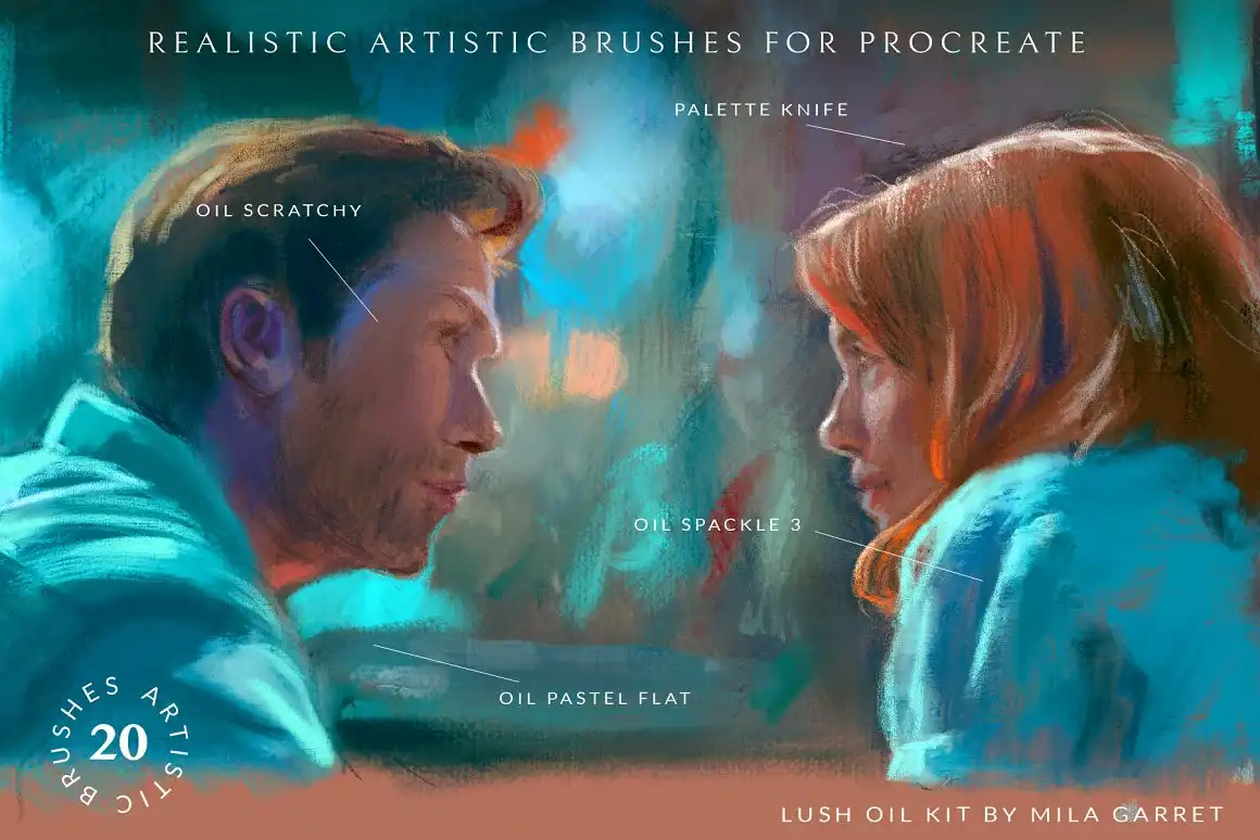 Lush Oils Procreate Painting Brushes 3 lush oils procreate painting brushes (12) 40655