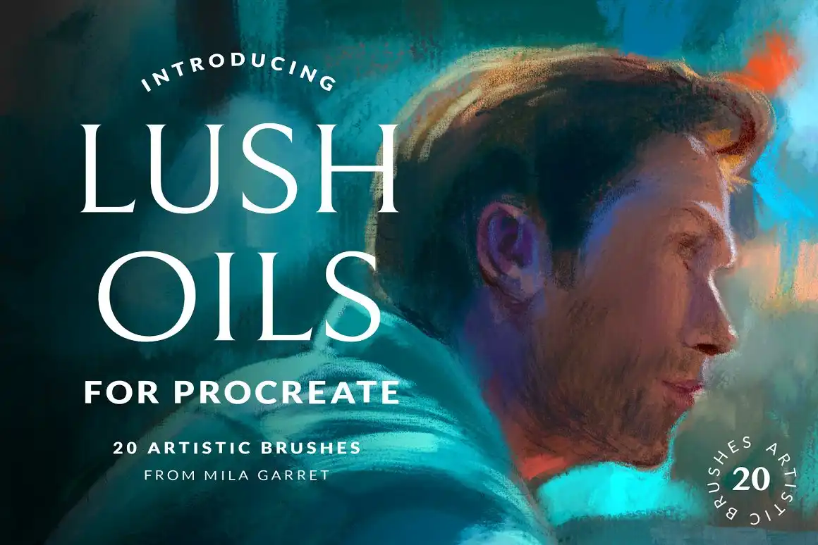 Lush Oils Procreate Painting Brushes 6 lush oils procreate painting brushes (8) 40209