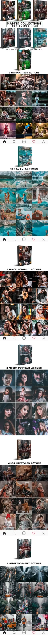 Master Collection Bundle Photoshop Actions