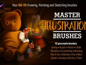 master illustration brushes (3) 40431