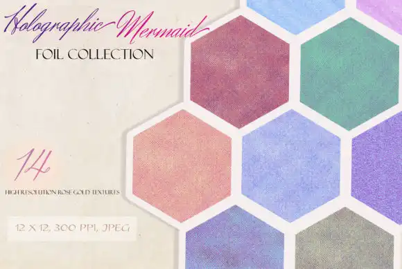 Mermaid Holographic Iridescent Textures 5 mermaid holographic iridescent textures 1 35931