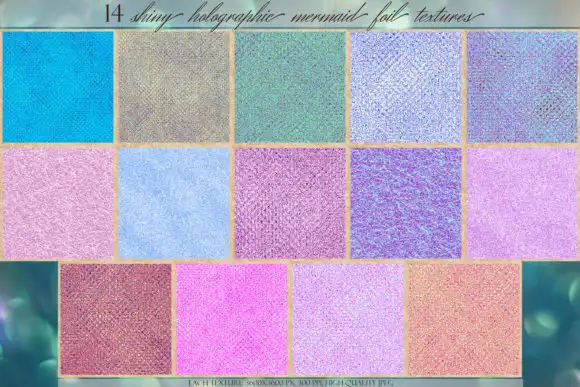 Mermaid Holographic Iridescent Textures 3 mermaid holographic iridescent textures 2 36496