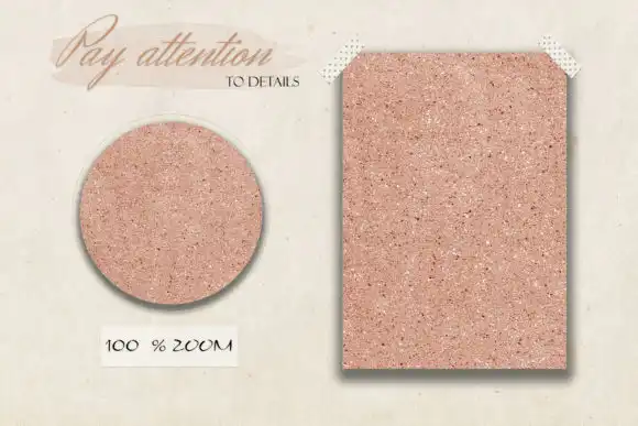 Modern Rose Gold Glitter and Foil Set 3 modern rose gold glitter and foil set 2 36107