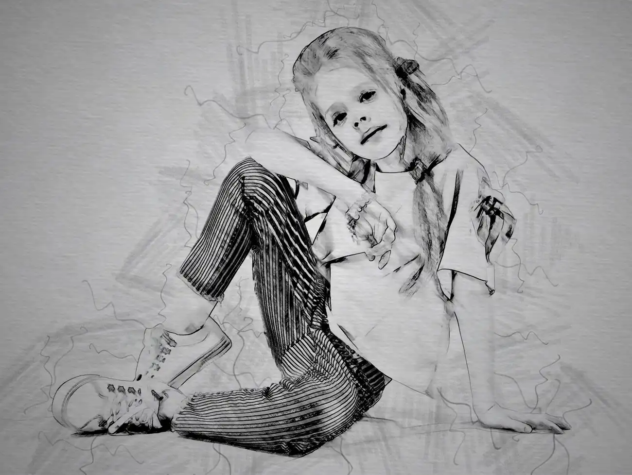 Modern Sketch Photoshop Action 6 modern sketch photoshop action05 41678