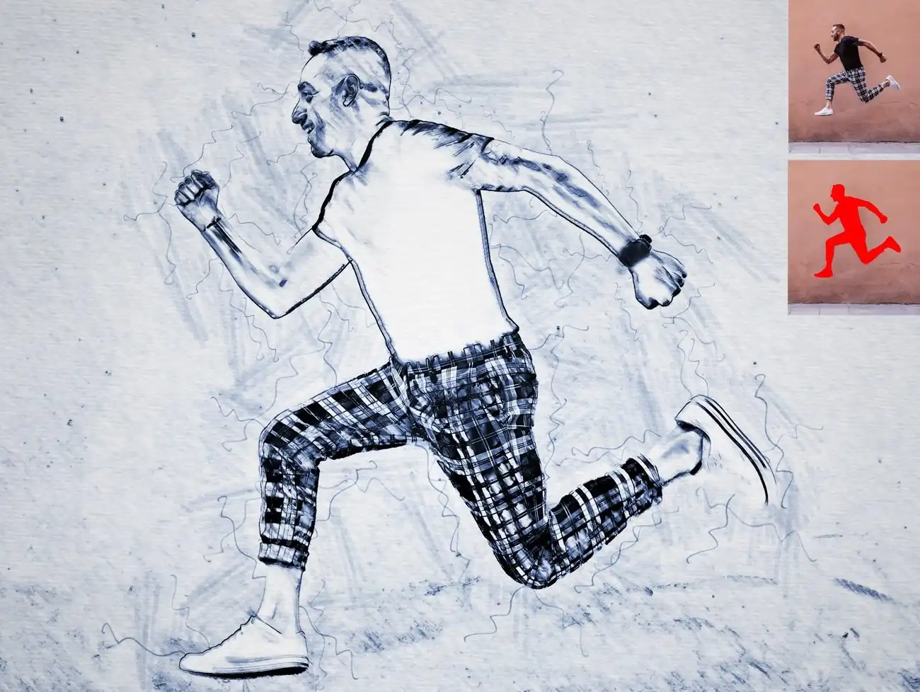 Modern Sketch Photoshop Action 8 modern sketch photoshop action07 41913