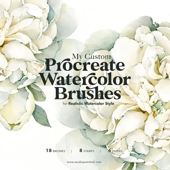 14 Custom Brushes for Procreate