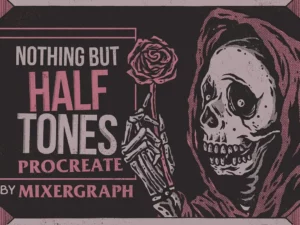 nothing but halftones for procreate 42338
