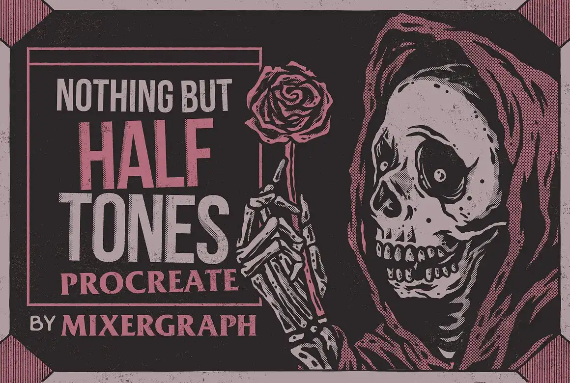 Nothing but Halftones for Procreate