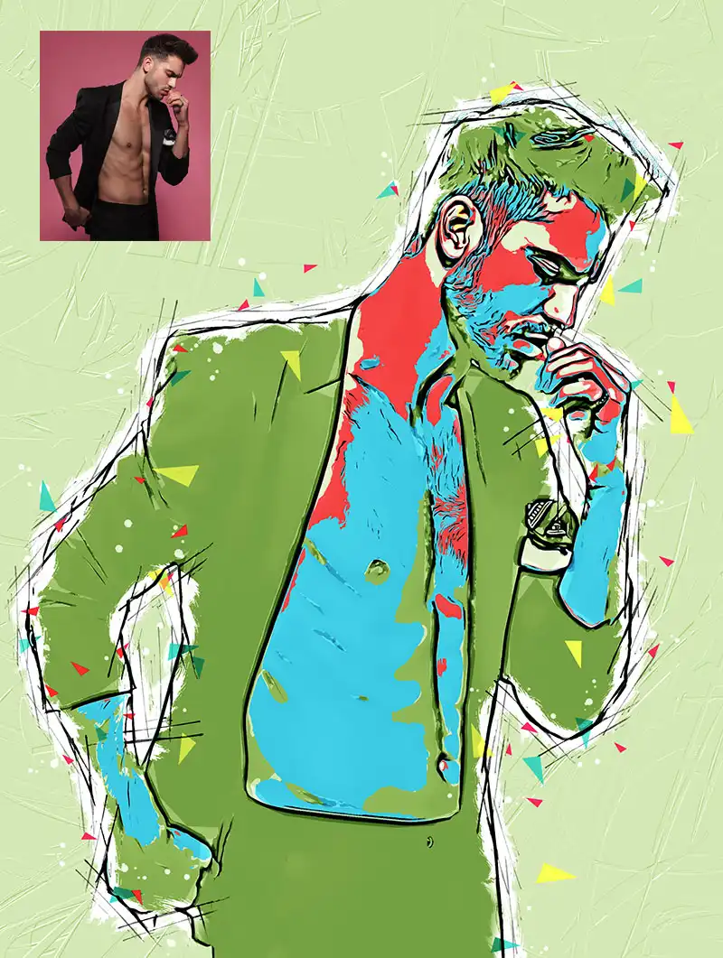 Paints Art Photoshop Action