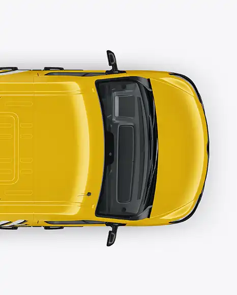 Panel Van Mockup - Top View 6 panel van mockup top view3 32184