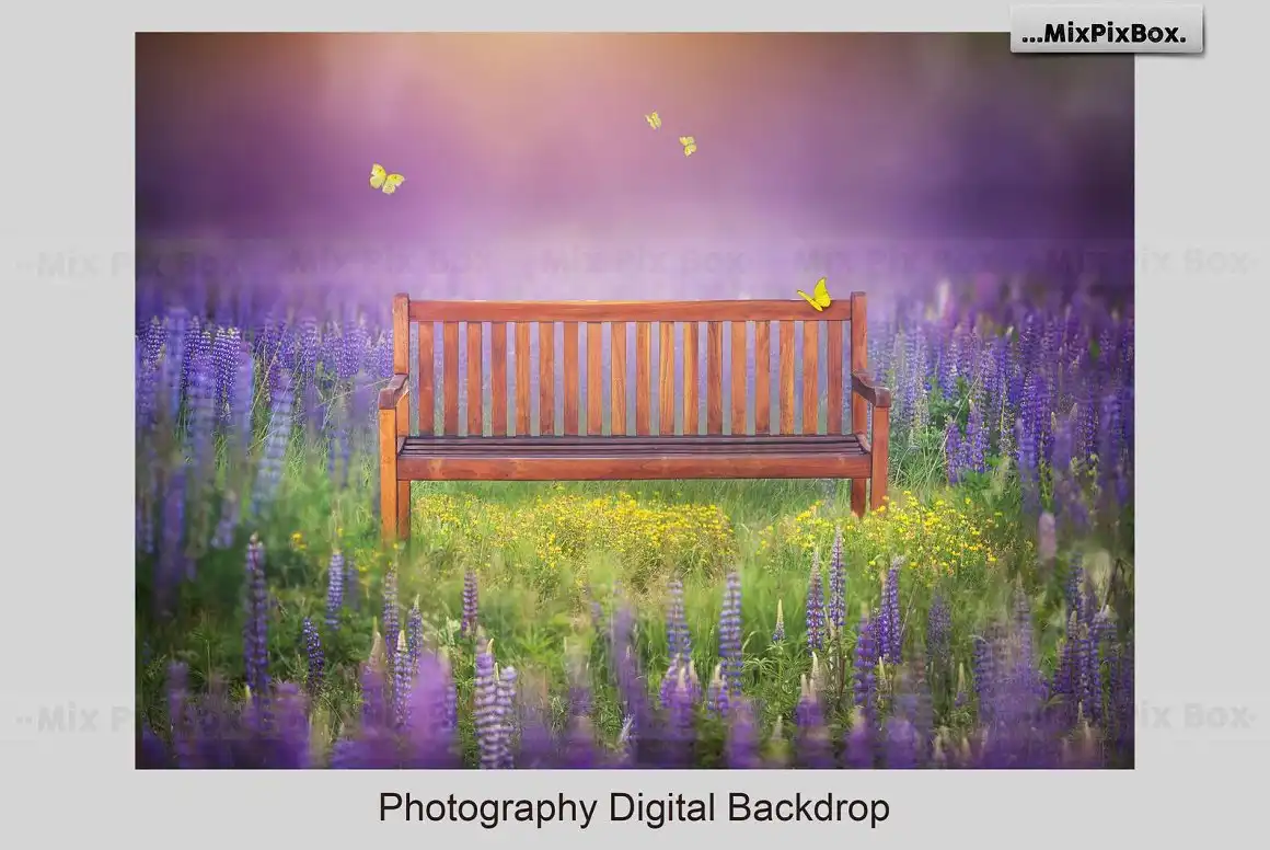 Park Bench Backdrops 6 park bench backdrops (1) 40776