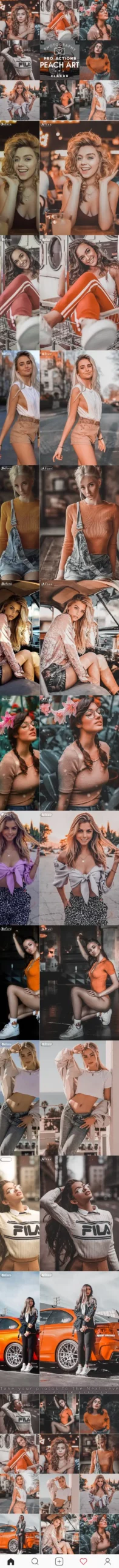 Peach ART - Life Styles Actions Photoshop
