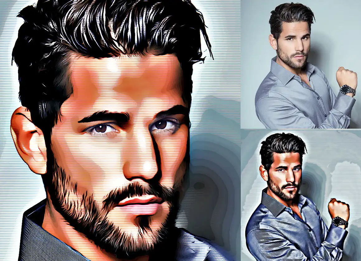 Pop Art Effect Photoshop Action 7 pop art effect photoshop action02 42393