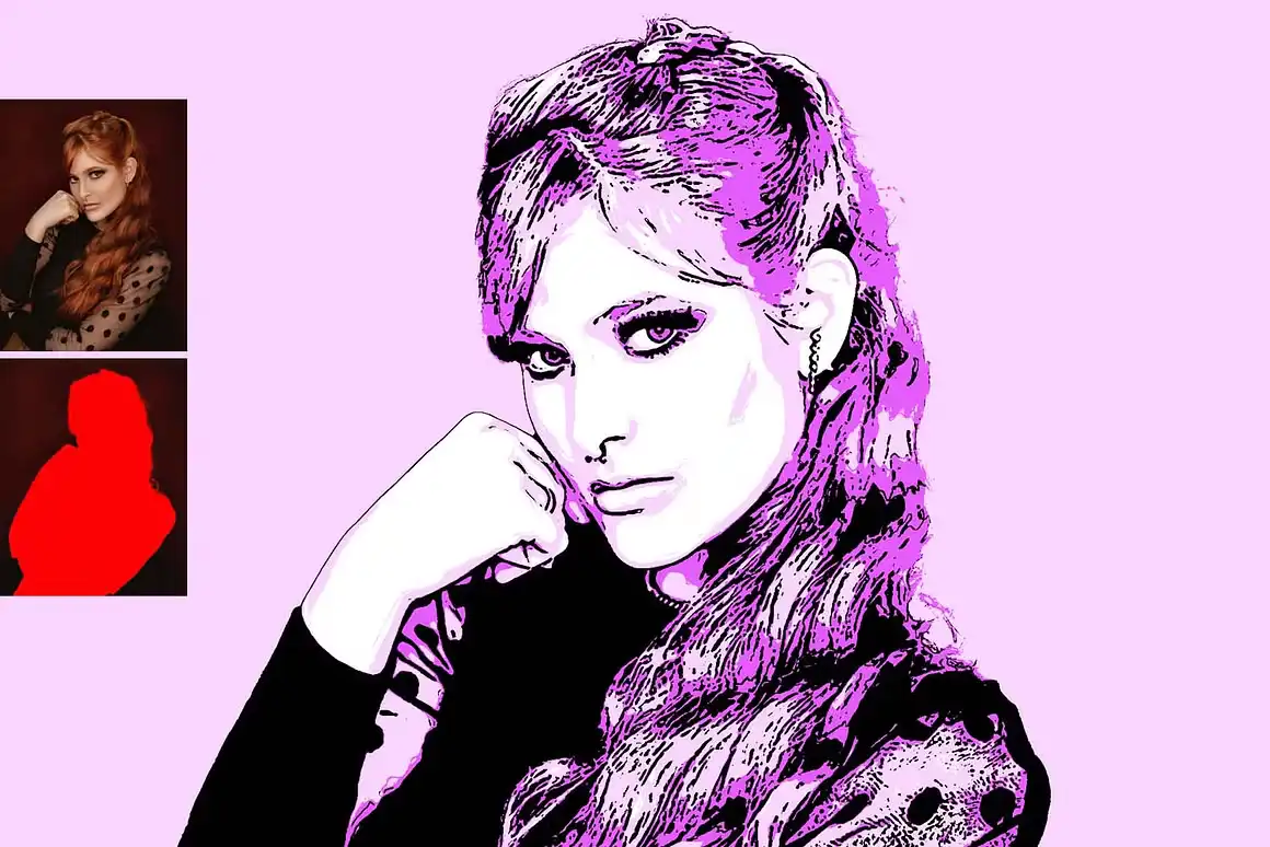 Pop Poster Art Photoshop Action 3 pop poster art photoshop action4 41496