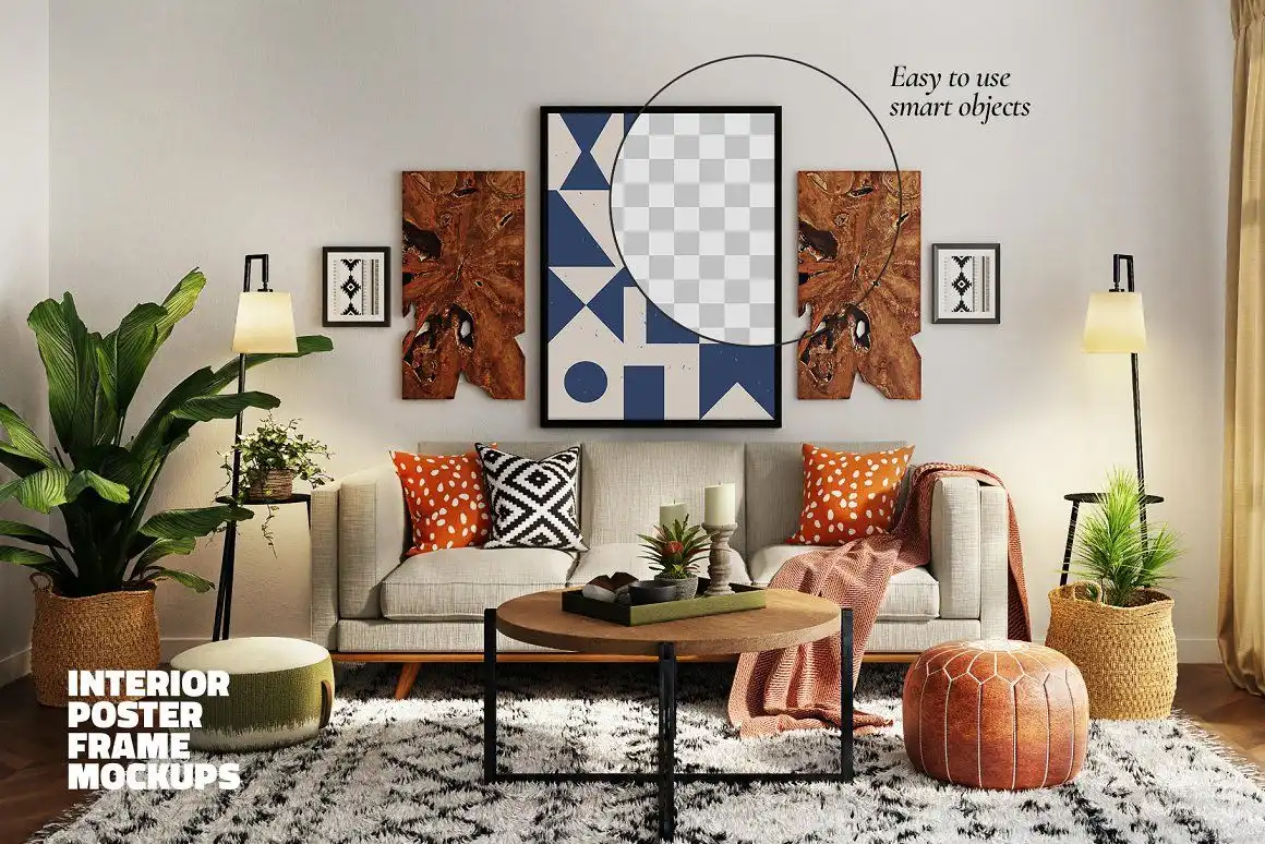 Poster Mockup Set Modern Interior #1 2 poster mockup set modern interior 37360.webp1 (3) 37360