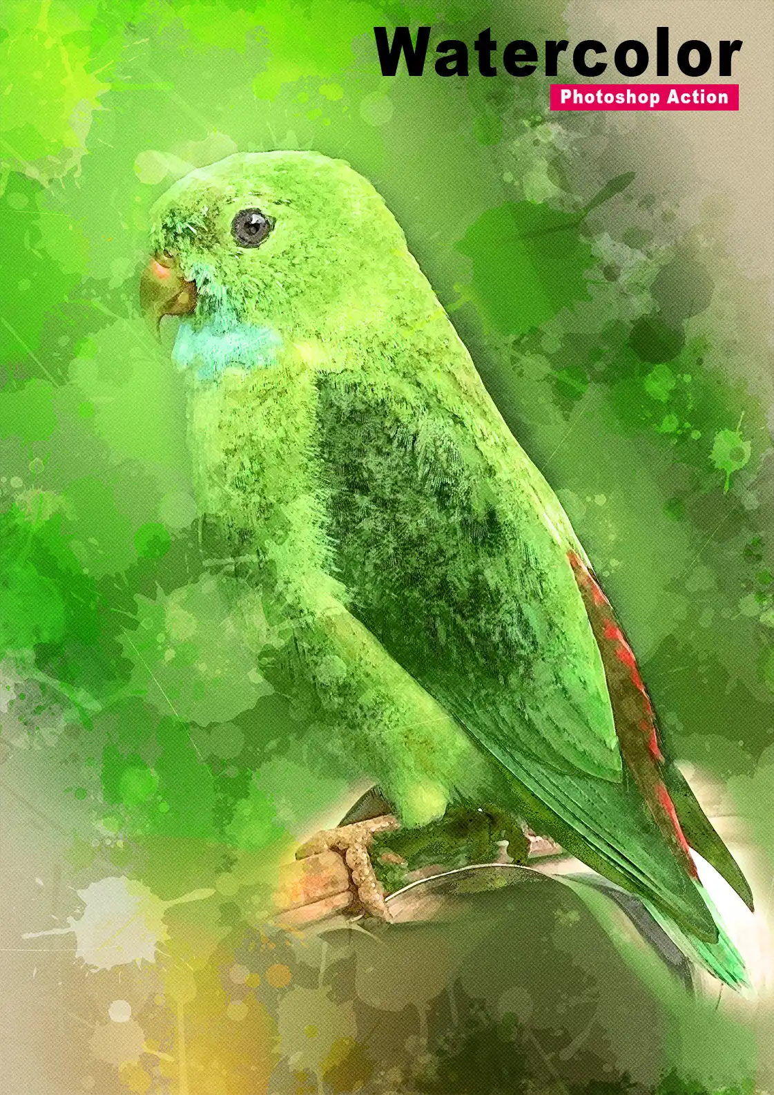 Watercolor Art Photoshop Action Vol 3 6 preview set 3 (1) 35207