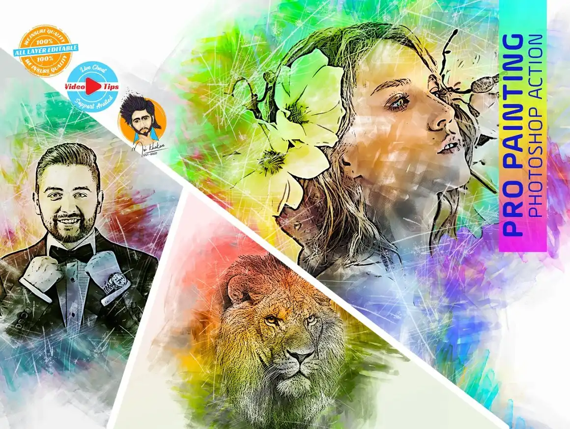 Pro Paint Photoshop Actions