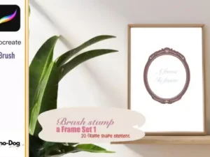 procreate 20 frame brush stamps graphics 12072899 3 580x387 43871
