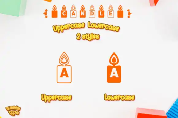 Procreate Brush Candle Birthday Alphabet 8 procreate brush candle birthday alphabet 4 43877