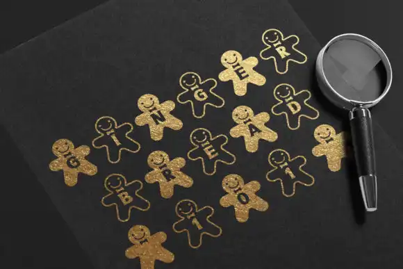 Procreate Brush Gingerbread Alphabet a-Z 8 procreate brush gingerbread alphabet a z 3 44145
