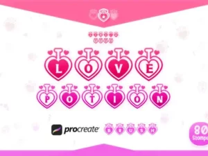 procreate brush love potion alphabet az graphics 24418286 1 1 580x387 44206