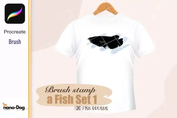 Procreate brush stamp fish set 20 brush 5 procreate brush stamp fish set 20 brush graphics 14882800 3 580x387 37048