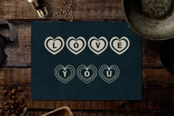 Procreate Brush Valentine Heart Alphabet 4 procreate brush valentine heart alphabet 7 44475