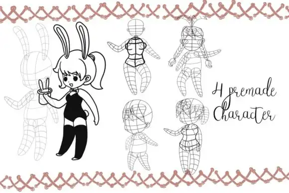 Procreate Character Making Kit 5 procreate character making kit graphics 6973890 2 580x387 38671