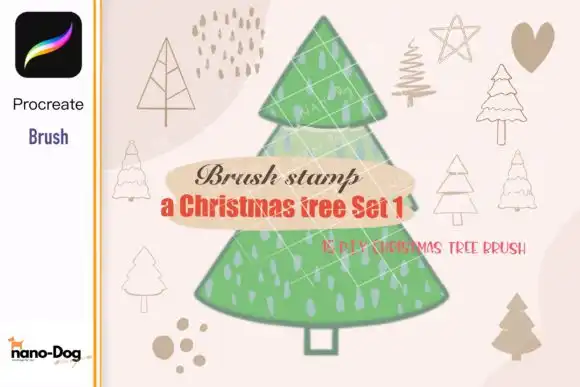 Procreate Christmas Tree Brush