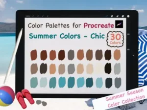 procreate color palettes summer chic graphics 9521329 1 1 580x387 33733
