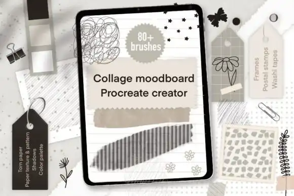 Procreate Mood Board Creator Collage