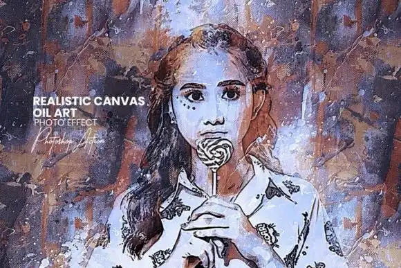 Realistic Canvas Oil Art