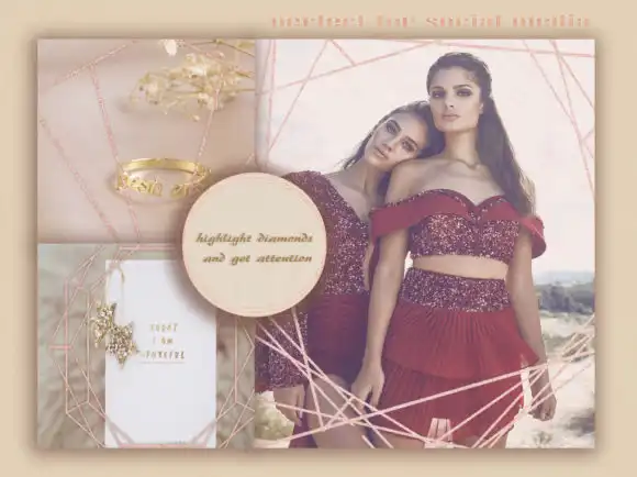 Rose Gold Polygonal Frames and Shapes 4 rose gold polygonal frames and shapes 2 35889