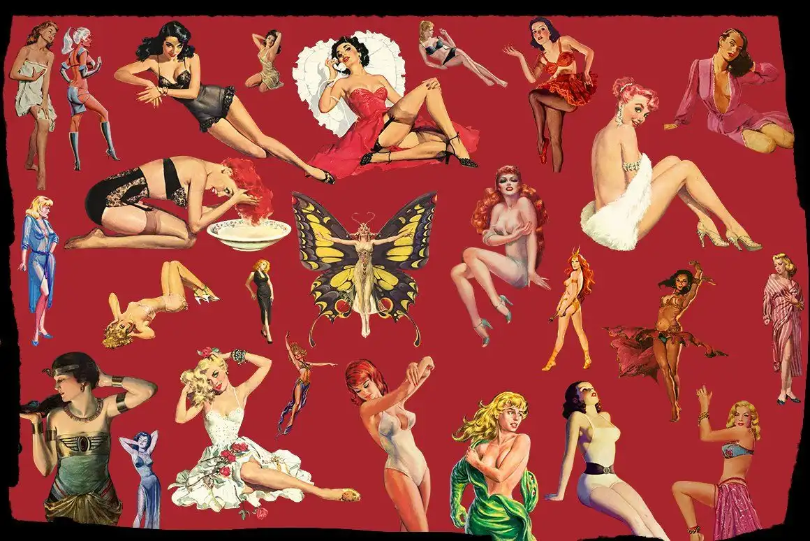 SALE! Pulp Art - Collage Cut-Outs 12 sale! pulp art collage cut outs (10) 37191