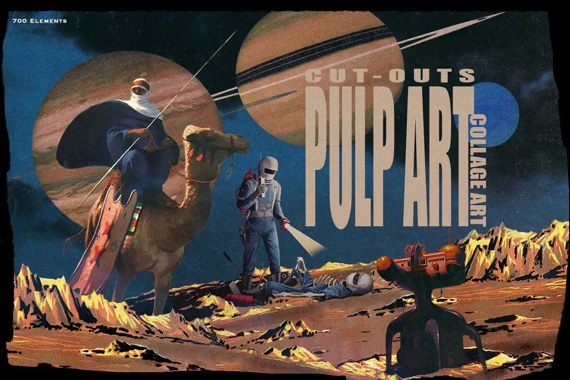 SALE! Pulp Art - Collage Cut-Outs 7 sale! pulp art collage cut outs 37282