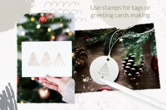Scandinavian Abstract Christmas Tree