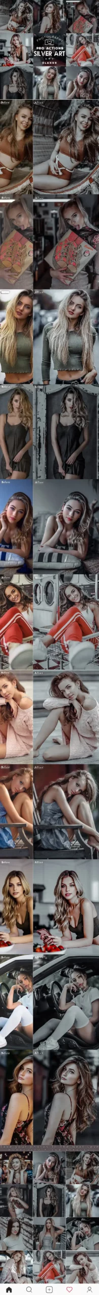 Silver - Modern Portrait Actions