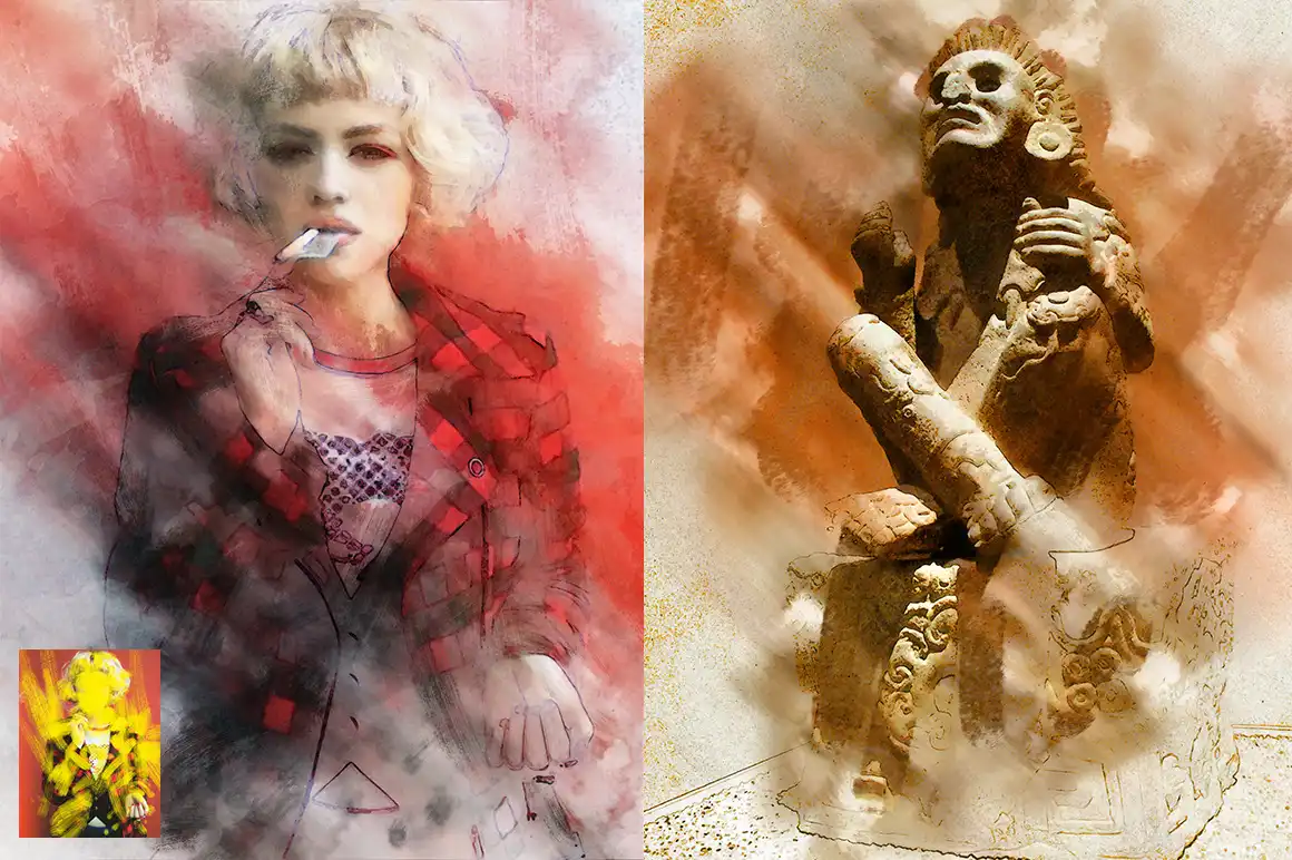 Sketch Art Photoshop Action 5 sketch art photoshop action (3) 16535